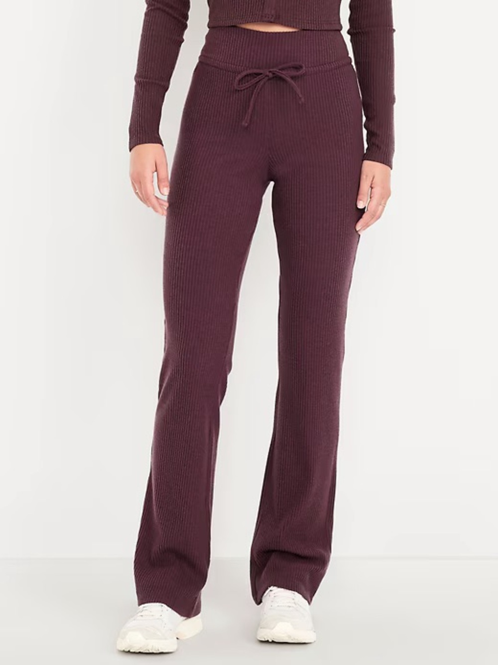 Old Navy TALL Extra High Rise Ribbed Flare Leggings
